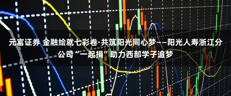 元富证券 金融绘就七彩卷·共筑阳光同心梦——阳光人寿浙江分公司“一起捐”助力西部学子追梦